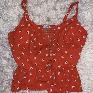 dainty floral shirt